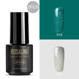 ROSALIND Nail gel polish for Manicure nail Art 7ML Rainbow Color hybrid UV gel varnishes for nail design