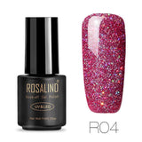 ROSALIND Nail gel polish for Manicure nail Art 7ML Rainbow Color hybrid UV gel varnishes for nail design
