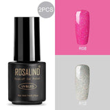 ROSALIND Nail gel polish for Manicure nail Art 7ML Rainbow Color hybrid UV gel varnishes for nail design