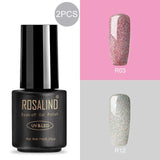 ROSALIND Nail gel polish for Manicure nail Art 7ML Rainbow Color hybrid UV gel varnishes for nail design