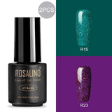 ROSALIND Nail gel polish for Manicure nail Art 7ML Rainbow Color hybrid UV gel varnishes for nail design