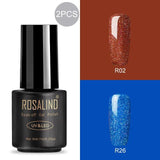 ROSALIND Nail gel polish for Manicure nail Art 7ML Rainbow Color hybrid UV gel varnishes for nail design