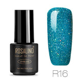 ROSALIND Nail gel polish for Manicure nail Art 7ML Rainbow Color hybrid UV gel varnishes for nail design