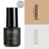 ROSALIND Nail gel polish for Manicure nail Art 7ML Rainbow Color hybrid UV gel varnishes for nail design