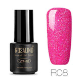 ROSALIND Nail gel polish for Manicure nail Art 7ML Rainbow Color hybrid UV gel varnishes for nail design
