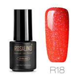 ROSALIND Nail gel polish for Manicure nail Art 7ML Rainbow Color hybrid UV gel varnishes for nail design