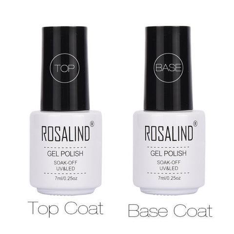 ROSALIND Pure Color 7ML Gel Nail Polish Nail Gel polish Gellak Varnishes set for manicure Prime Design Manicure Nail Art Top