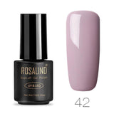 ROSALIND Pure Color Gel Nail Polish Set For Manicure Gel Varnishes Hybrid Nails Art Semi Permanent Soak Off Polishing W Top