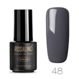 ROSALIND Pure Color Gel Nail Polish Set For Manicure Gel Varnishes Hybrid Nails Art Semi Permanent Soak Off Polishing W Top