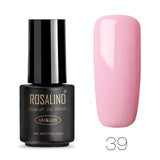 ROSALIND Pure Color Gel Nail Polish Set For Manicure Gel Varnishes Hybrid Nails Art Semi Permanent Soak Off Polishing W Top