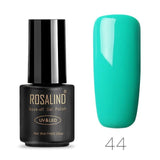 ROSALIND Pure Color Gel Nail Polish Set For Manicure Gel Varnishes Hybrid Nails Art Semi Permanent Soak Off Polishing W Top