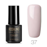 ROSALIND Pure Color Gel Nail Polish Set For Manicure Gel Varnishes Hybrid Nails Art Semi Permanent Soak Off Polishing W Top