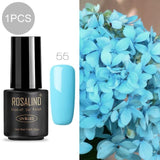 ROSALIND UV gel polish Semi Permanent Hybrid Gellak Set For Nail Manicure Soak off Top Coat White Gel varnishes