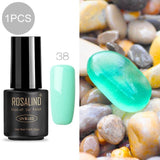 ROSALIND UV gel polish Semi Permanent Hybrid Gellak Set For Nail Manicure Soak off Top Coat White Gel varnishes