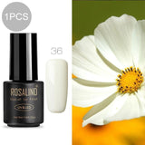 ROSALIND UV gel polish Semi Permanent Hybrid Gellak Set For Nail Manicure Soak off Top Coat White Gel varnishes