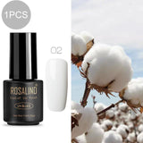 ROSALIND UV gel polish Semi Permanent Hybrid Gellak Set For Nail Manicure Soak off Top Coat White Gel varnishes