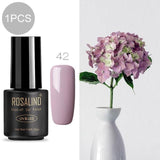 ROSALIND UV gel polish Semi Permanent Hybrid Gellak Set For Nail Manicure Soak off Top Coat White Gel varnishes