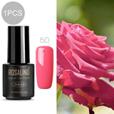 ROSALIND UV gel polish Semi Permanent Hybrid Gellak Set For Nail Manicure Soak off Top Coat White Gel varnishes