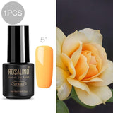 ROSALIND UV gel polish Semi Permanent Hybrid Gellak Set For Nail Manicure Soak off Top Coat White Gel varnishes