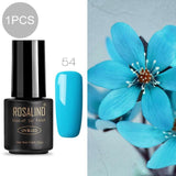 ROSALIND UV gel polish Semi Permanent Hybrid Gellak Set For Nail Manicure Soak off Top Coat White Gel varnishes