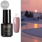 ROSALIND UV gel polish Semi Permanent Hybrid Gellak Set For Nail Manicure Soak off Top Coat White Gel varnishes