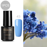 ROSALIND UV gel polish Semi Permanent Hybrid Gellak Set For Nail Manicure Soak off Top Coat White Gel varnishes