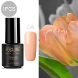 ROSALIND UV gel polish Semi Permanent Hybrid Gellak Set For Nail Manicure Soak off Top Coat White Gel varnishes