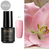 ROSALIND UV gel polish Semi Permanent Hybrid Gellak Set For Nail Manicure Soak off Top Coat White Gel varnishes