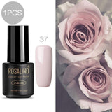 ROSALIND UV gel polish Semi Permanent Hybrid Gellak Set For Nail Manicure Soak off Top Coat White Gel varnishes