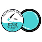 ROSALIND gel varnish 30 Colorful painting gel nail polish for DIY nail art manicure Needed Base Top Coat nail gel uv lacquer