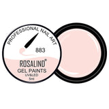 ROSALIND gel varnish 30 Colorful painting gel nail polish for DIY nail art manicure Needed Base Top Coat nail gel uv lacquer