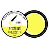 ROSALIND gel varnish 30 Colorful painting gel nail polish for DIY nail art manicure Needed Base Top Coat nail gel uv lacquer