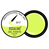 ROSALIND gel varnish 30 Colorful painting gel nail polish for DIY nail art manicure Needed Base Top Coat nail gel uv lacquer
