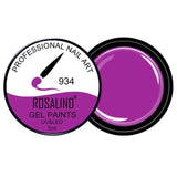 ROSALIND gel varnish 30 Colorful painting gel nail polish for DIY nail art manicure Needed Base Top Coat nail gel uv lacquer
