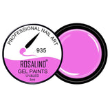 ROSALIND gel varnish 30 Colorful painting gel nail polish for DIY nail art manicure Needed Base Top Coat nail gel uv lacquer