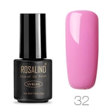 ROSALIND nail gel polish 7ML 58 Colors UV Hybrid Gel Polish set For Nail Extension Manicure Nail Art Nails Gel Varnish