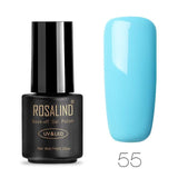 ROSALIND nail gel polish 7ML 58 Colors UV Hybrid Gel Polish set For Nail Extension Manicure Nail Art Nails Gel Varnish