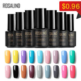 ROSALIND nail gel polish 7ML 58 Colors UV Hybrid Gel Polish set For Nail Extension Manicure Nail Art Nails Gel Varnish