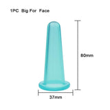 Randomly Color !! Face Eye Anti age Silicone Cupping Cups Health care Facial Lifting Massage Beauty Tool Facial Massage Cups