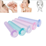 Randomly Color !! Face Eye Anti age Silicone Cupping Cups Health care Facial Lifting Massage Beauty Tool Facial Massage Cups