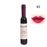 Red Wine Bottle Matte lip tint Lip Gloss Waterproof Long Lasting Lipgloss Moisturize Lip Tint Cosmetic Liquid Lipstick 6 Colors