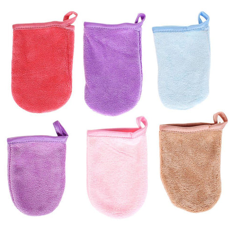 Reusable Microfiber Facial Cloth Face Towel Makeup Remover Cleansing Glove Tool Beauty Face Care Towel Dropship 13*10 cm 5 Color