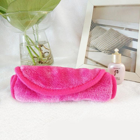 Reusable Microfiber Women Facial Cloth Magic Face Towel makeup removal towel Exfoliate Makeup Remover towel