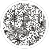 Rose Christmas Vintage Pattern Stamping Nail Art Image Plate 5.6cm Stainless Steel Template Polish Manicure Stencil Tool