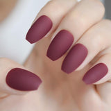 Rose Gold 24 Full Cover False Nails Gorgeous Glitter Ballerina Acrylic Nail Tips 12 sizes Full Coverage DIY Tips with Adhesive