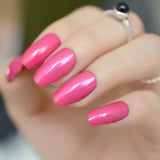Rose Gold 24 Full Cover False Nails Gorgeous Glitter Ballerina Acrylic Nail Tips 12 sizes Full Coverage DIY Tips with Adhesive