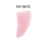 Rose Quartz Roller Slimming Face Massager Lifting Tool Natural Stone Facial Massage Jade Roller Skin Massage Beauty Care Set Box