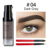 SACE LADY 6 Colors Henna Eyebrow Gel Waterproof Tint Makeup Brush Set Brown Enhancer Eye Brow Dye Cream Make Up Paint Cosmetic