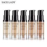 SACE LADY Face Concealer Cream Liquid Makeup Full Cover For Dark Circles Natural Complexion Blemishes Spots Face Flaws Cosmetic