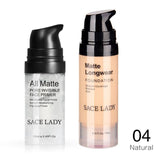 SACE LADY Face Primer Makeup Set Liquid Foundation Cream Waterproof Matte Base Make Up Natural Concealer Oil-control Cosmetic